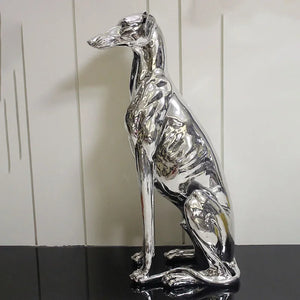 Greyhound/Doberman Decor Sculpture