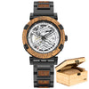 Designer (Skeleton/Steel) Men's Watch