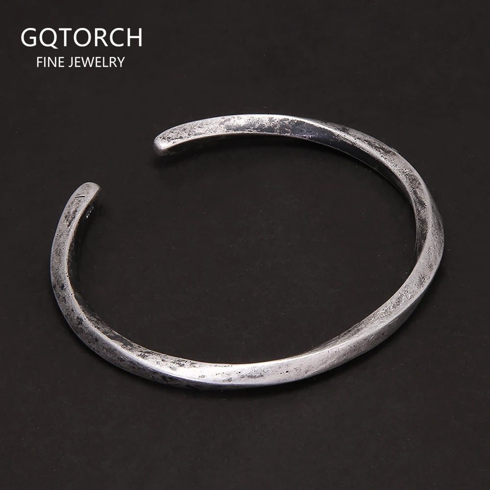 Twisted Cuff (925 Sterling) Bracelet