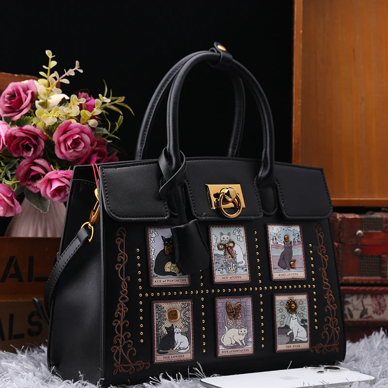 Fashion (Cat Print) Design Handbags