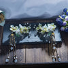 Butterfly Flower Hairclips (1pair)