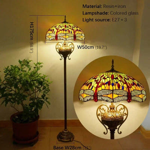 European (stained glass) Floor Lamp