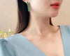 Emerald Sterling Earrings