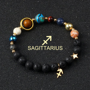 Natural Stone Constellation Bracelets