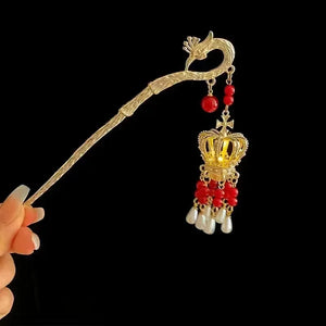 Luminous Lantern Hair Sticks