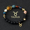Natural Stone Constellation Bracelets