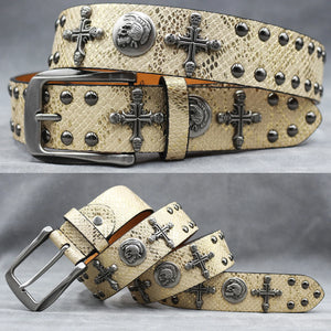 Cross/Cowboy/Stud Leather Belts