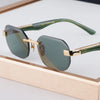 Rimless Square UV400 Sunglasses