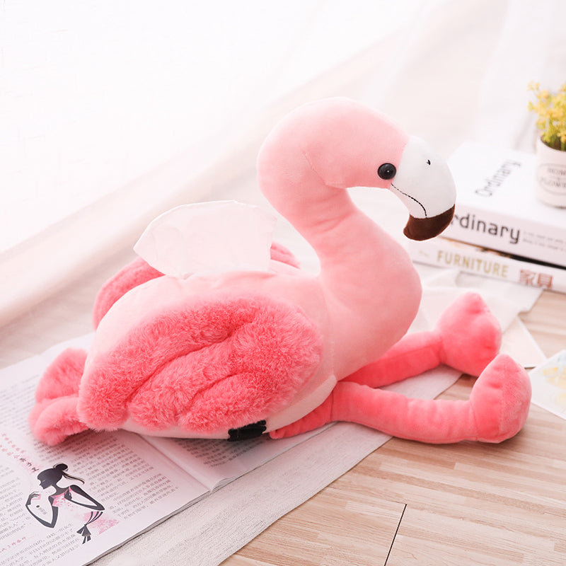 Flamingo Tissue Box