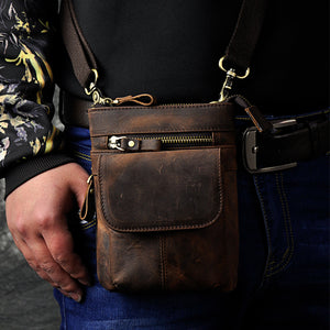  Cool Cow - Men's Waist Belt Shoulder Bag, Handbag, GuangZhou Cool Cow Leather Industry Co. Ltd, Miss Molly & Co. - Miss Molly & Co.