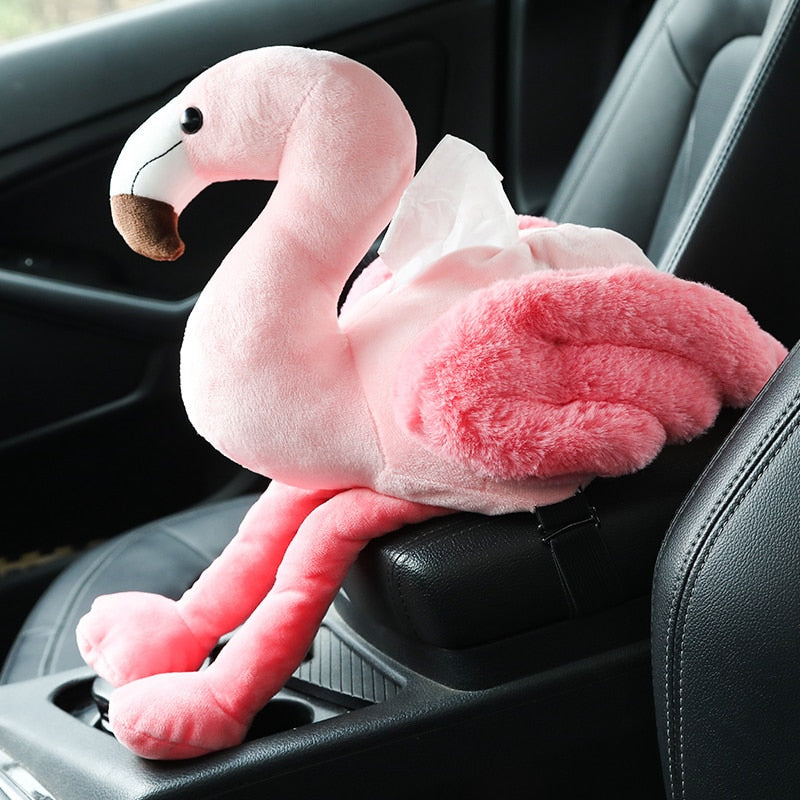 Flamingo Tissue Box