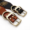 Studded Leather Dog Collars (M-L)