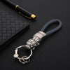 Leopard Leather Keychains