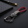 Leopard Leather Keychains