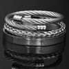 Carving Cross Set - Men's Bracelets
