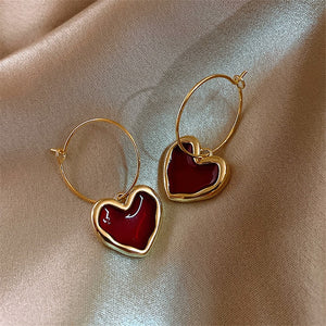 Sweet Gold Love Earrings