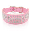 Bling Stud Leather Dog Collars