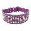 Bling Stud Leather Dog Collars