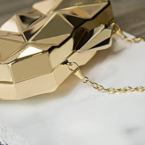 Glamour Clutch Bag (Silver/Gold/Metalic)