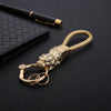 Leopard Leather Keychains