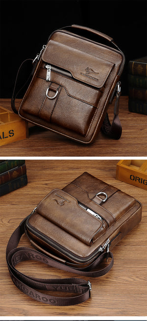 Kangaroo Brand - Leather Man Bag