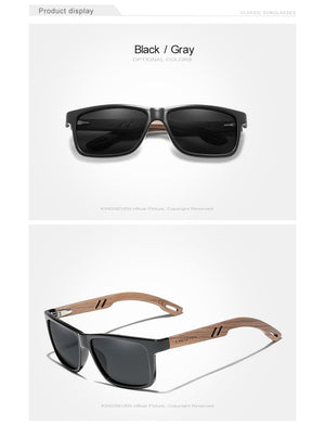 Wooden Polarized -Men's Sunglasses