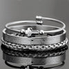 Carving Cross Set - Men's Bracelets