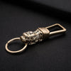 Leopard Leather Keychains