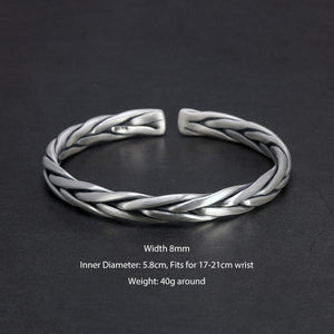 Fine Silver Twist - Bracelet