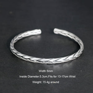 Fine Silver Twist - Bracelet