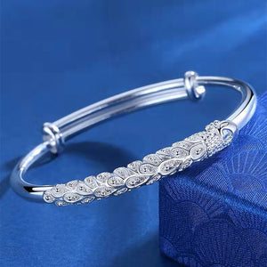 Peacock Silver Bracelet