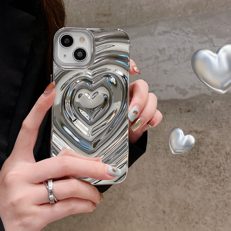 Silver Ripple - iPhone Cases