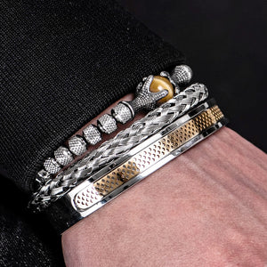 Steel Set Bangles