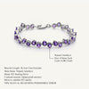 Purple Gem - Sterling Bracelet