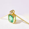 Gem Vintage Emerald Necklace