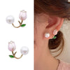 French Tulip Pearl - Earrings