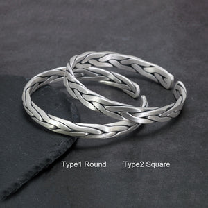 Fine Silver Twist - Bracelet