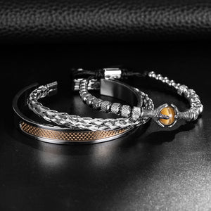 Steel Set Bangles