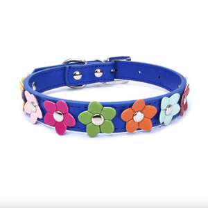 Happy Flower Pup - Pet Dog Collars (XS-L)