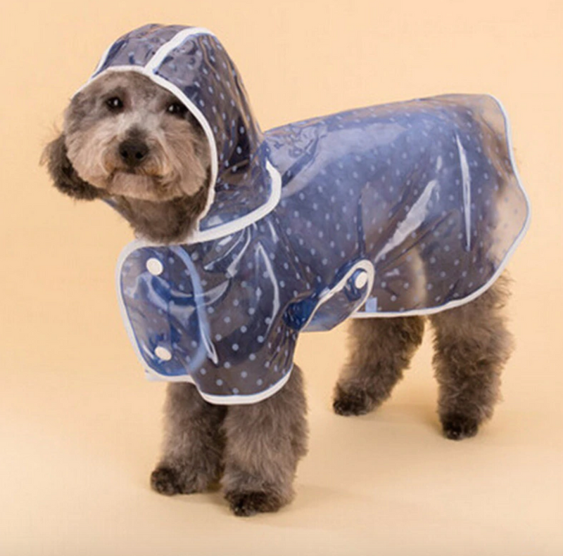 Spot of Rain! - Pet Raincoats (Pink/Blue)