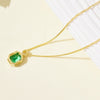 Gem Vintage Emerald Necklace