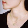 Gem Vintage Emerald Necklace