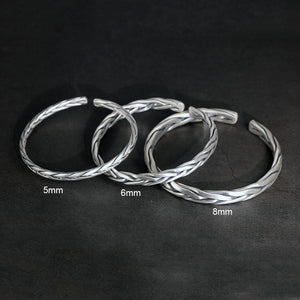 Fine Silver Twist - Bracelet