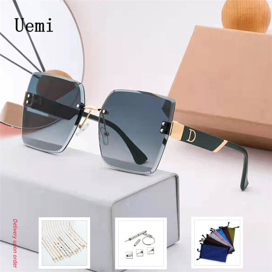 Designer Rimless - UV Sunglasses