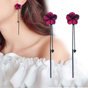 Sweet Flower Design Earrings