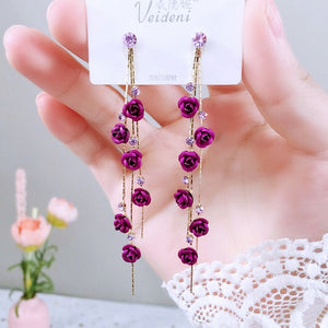 Sweet Flower Design Earrings