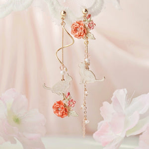 Sweet Flower Design Earrings