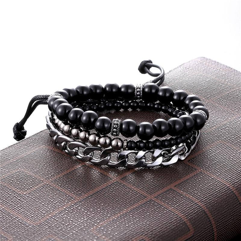 Chain Layer Bracelet - (3Pcs)