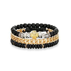 Chain Layer Bracelet - (3Pcs)