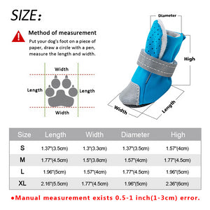 Paw Snow Boots - Pets (Reflective/Waterproof)